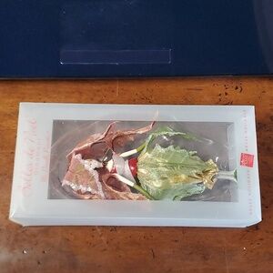 Belles de Noel Priscilla Pointsetta Ornament